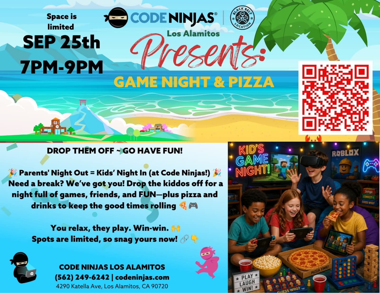 Kids Game Night & Pizza