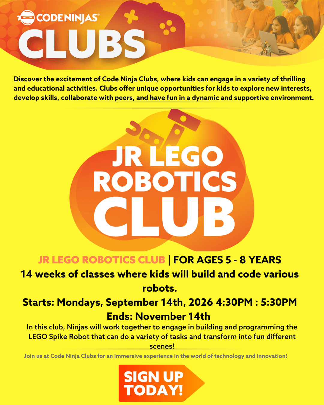 Jr Lego Robotics Club