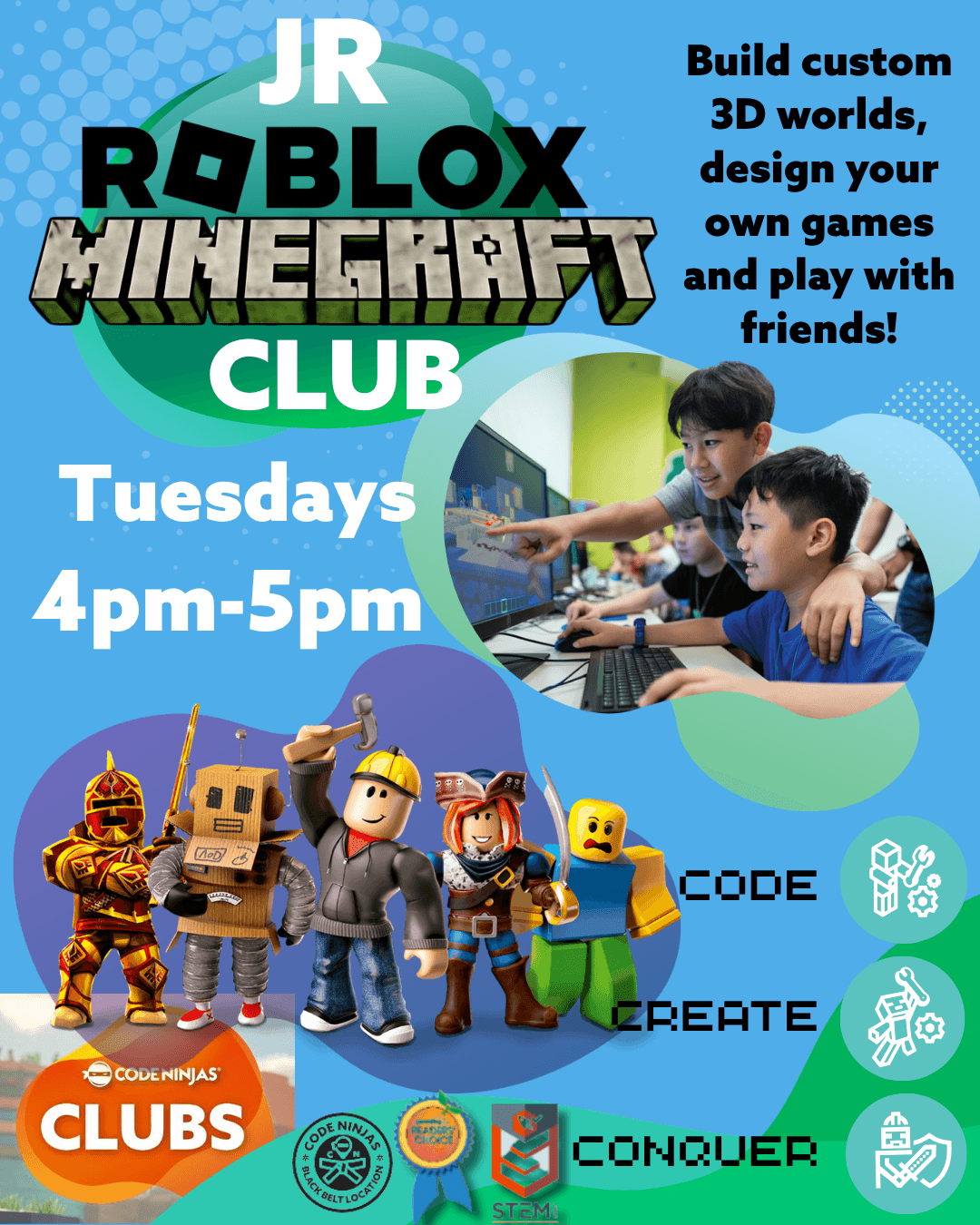 Jr Roblox & Minecraft Club