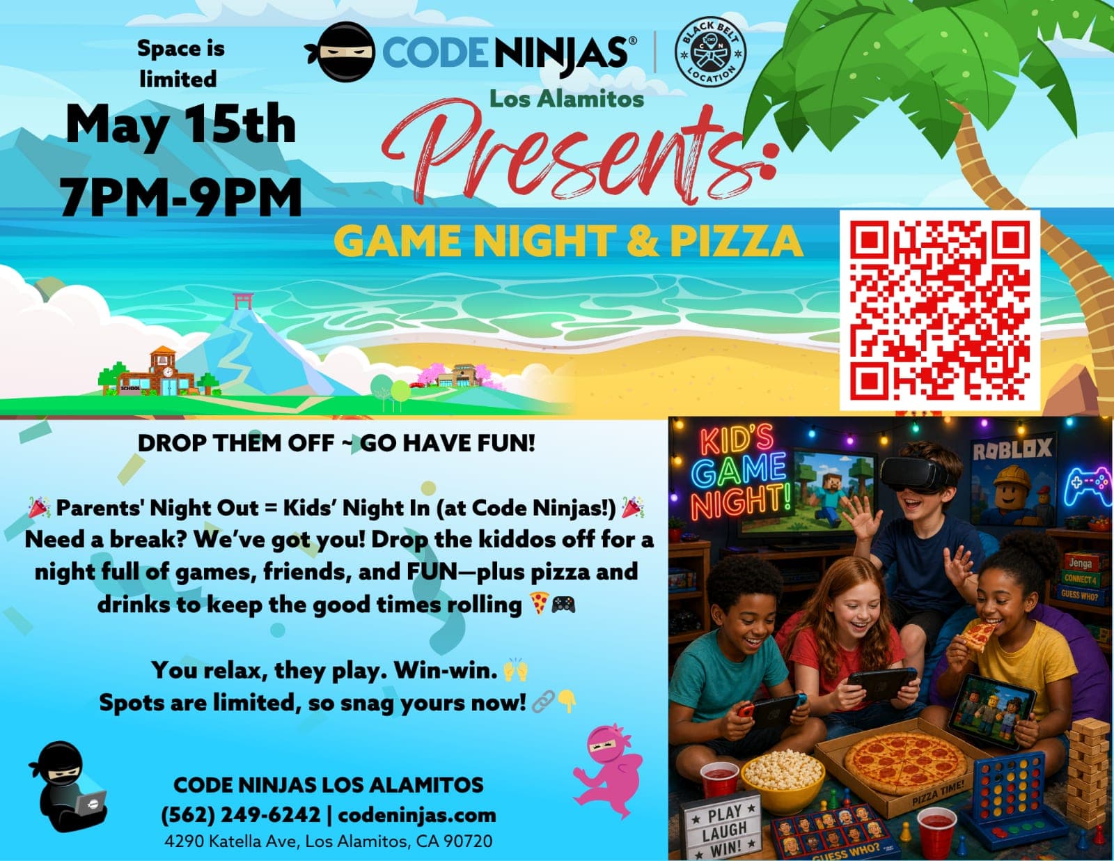 Kids Game Night & Pizza