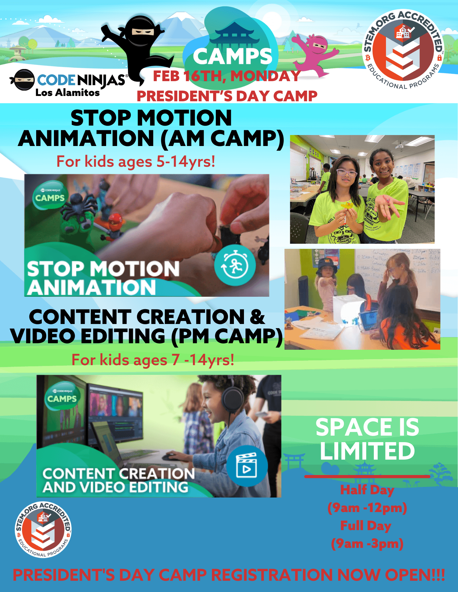 President's Day Camp